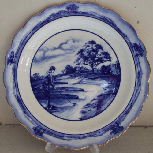 VERY VERY RARE ROYAL DOULTON GOLFING WORLD SET of 6 PLATES